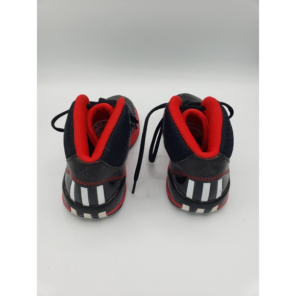 Kids shoes Adidas D Rose 3 Basketball Sneakers Black Red Size 12 - Picture 4 of 6